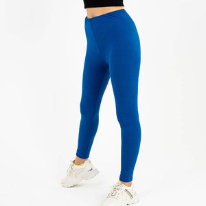 Cobalt női egyszínű puha leggings - ruházat