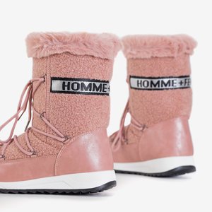 Columbila rózsaszín női szigetelt hócsizma - cipő