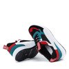 Czarne buty sportowe z kolorowymi wstawkami Martien - Obuwie