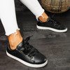 Czarne, sportowe buty z kokardą Maeve - Obuwie