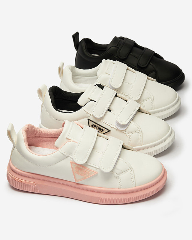 Fehér és rózsaszín gyermek sportcipő Yovoy- Footwear