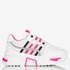 Fehér és rózsaszín női sportcipő a Soyea platformon - lábbeli
