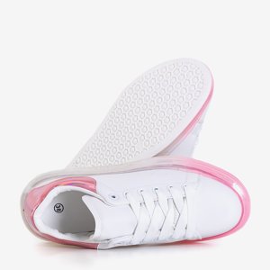 Fehér és rózsaszín női sportcipők Palmer - Lábbeli