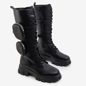 Fekete Anpiel női magasmunkások - cipők
