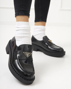 Fekete Fuggy matt női cipő - Lábbeli