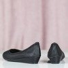 Fekete Mesa alacsony ékű balerinák - cipők