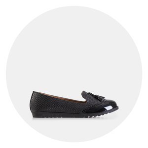 Fekete női Duma rojtos cipők - cipők
