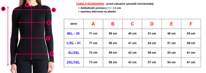 Fekete női blúz virágmintával - Ruházat