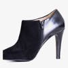 Fekete női cipő magas sarkú Lille - Cipő