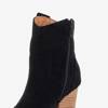 Fekete női cowboy csizma Nardena - cipő