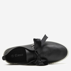 Fekete női slip Samhua tornacipőn - lábbeli