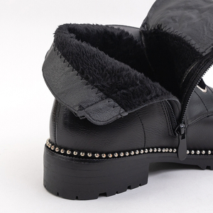 Fekete női táskák Fastevi gyöngyökkel - Cipők