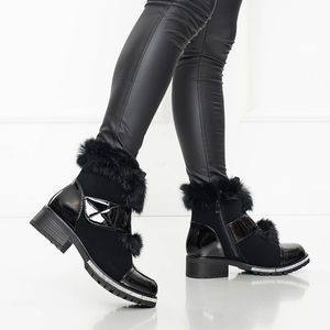 Fekete szigetelt női csizma a Noterla-tól - Footwear