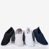 Fioletowe tenisówki slip-on damskie Maywood - Obuwie