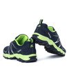 Granatowo-zielone męskie buty sportowe Jonas - Obuwie