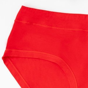 Klasszikus női rövidnadrág vörösben - Fehérnemű