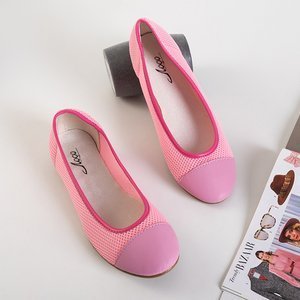 Manolita rózsaszín női balerinák - cipők