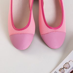 Manolita rózsaszín női balerinák - cipők