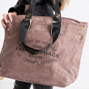Nagy rózsaszín bevásárló táska nőknek - Kiegészítők