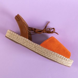 Narancssárga női szandál az Alvinától - cipő