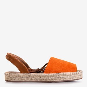 Narancssárga női szandál az Alvinától - cipő