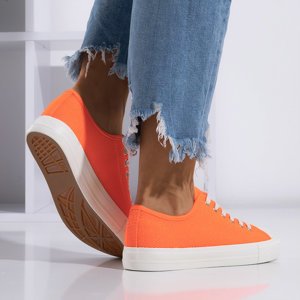 Neon narancssárga női cipők Vatoa - Cipők