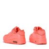Neonowe pomarańczowe dziecięce buty sportowe Lailea - Obuwie