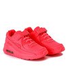 Neonowe różowe dziecięce buty sportowe Javin - Obuwie