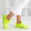 Neonowe zielone buty sportowe Fantazi - Obuwie