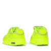 Neonowe żółte dziecięce buty sportowe Sally - Obuwie
