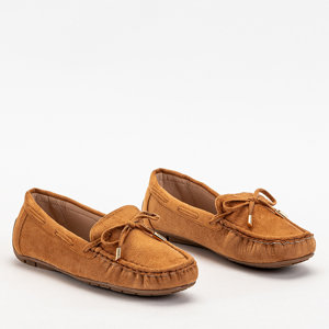 Női barna, öko-velúr cipők Tuleopa - Cipők