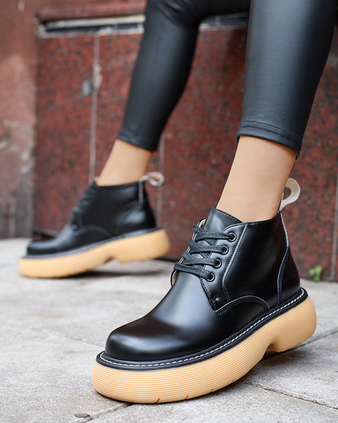 Női csizma fekete színben Tarraf-Footwear
