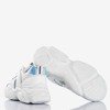 Női fehér cipők holografikus betétekkel Clessta - Lábbeli