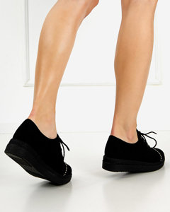 Női fekete cipő Rilly- Footwear