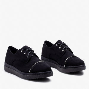 Női fekete cipő Rilly- Footwear