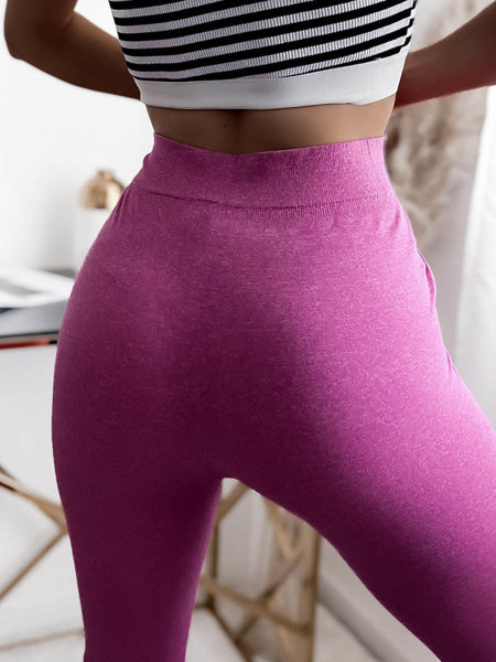 Női leggings rózsaszínben- Ruházat