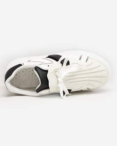 Női sport fekete-fehér Skami tornacipő - Lábbeli