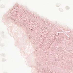 Női világos rózsaszín csipke melltartók - Fehérnemű