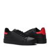 OUTLET Fekete és piros cipők a Giselle-től - Lábbeli