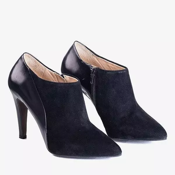 OUTLET Fekete női cipő magas sarkú cipővel Lille - Lábbeli