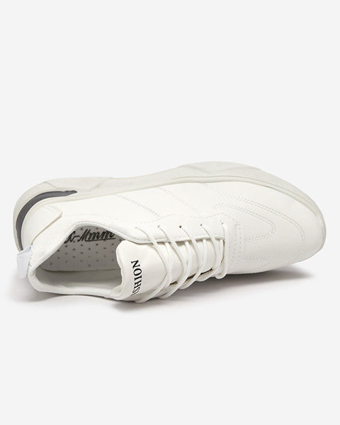 OUTLET Férfi öko-bőr sportcipő fehér színben Frossg- Footwear