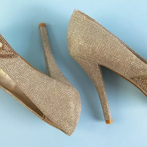 OUTLET Gold női szivattyúk magas sarkú Christyn - Cipők