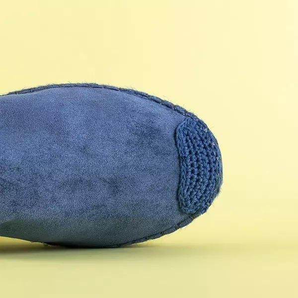 OUTLET Kék női papucs a'la espadrilles Toshiko - Cipő