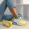 OUTLET Kolorowe sportowe buty damskie na platformie Clala - Obuwie