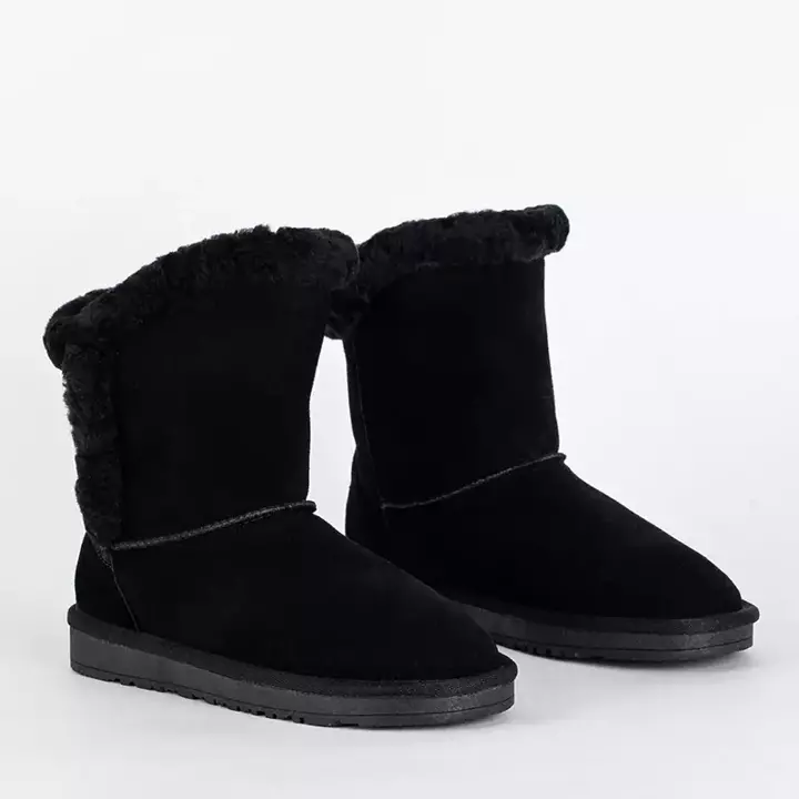 OUTLET Női fekete bokacsizma Lodgi- Footwear