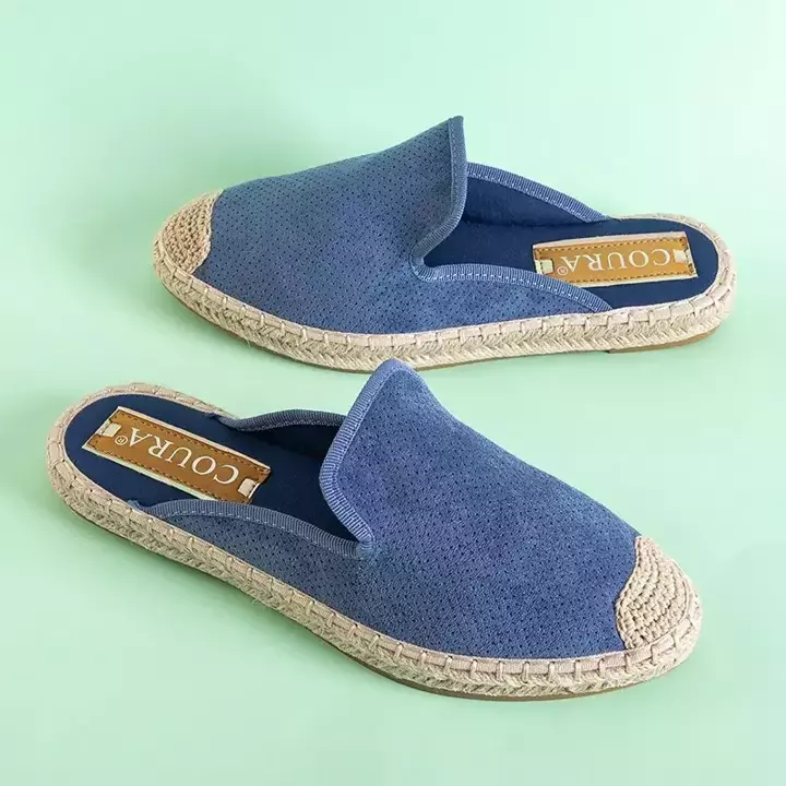 OUTLET Női kék Courine papucs - Cipő