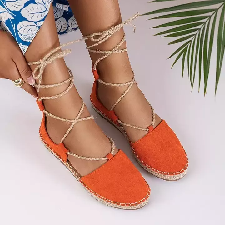 OUTLET Orange női Lasoria kötött espadrilles - cipő