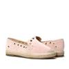 OUTLET Pink eco-bőr espadrilles Normen - Cipő