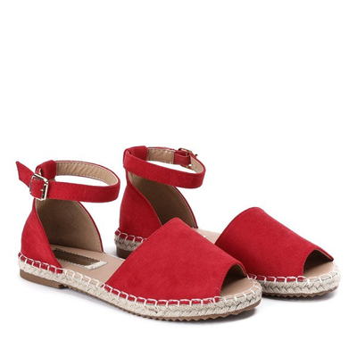 OUTLET Piros espadrillák Royal szabással - Cipők