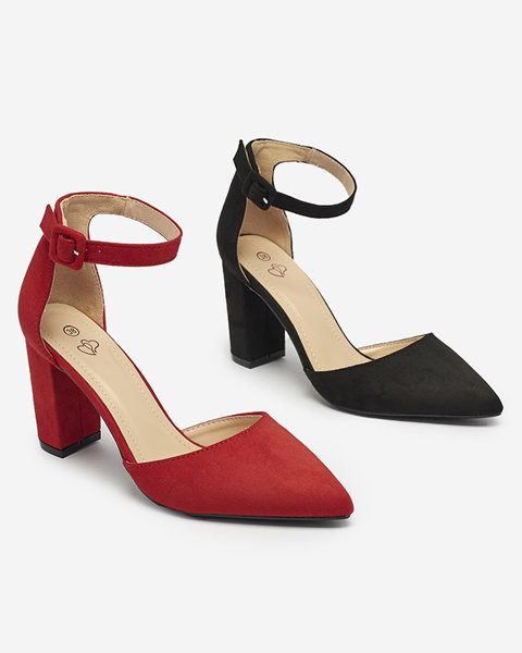 OUTLET Piros női tűsarkú cipő Reifini- Lábbeli